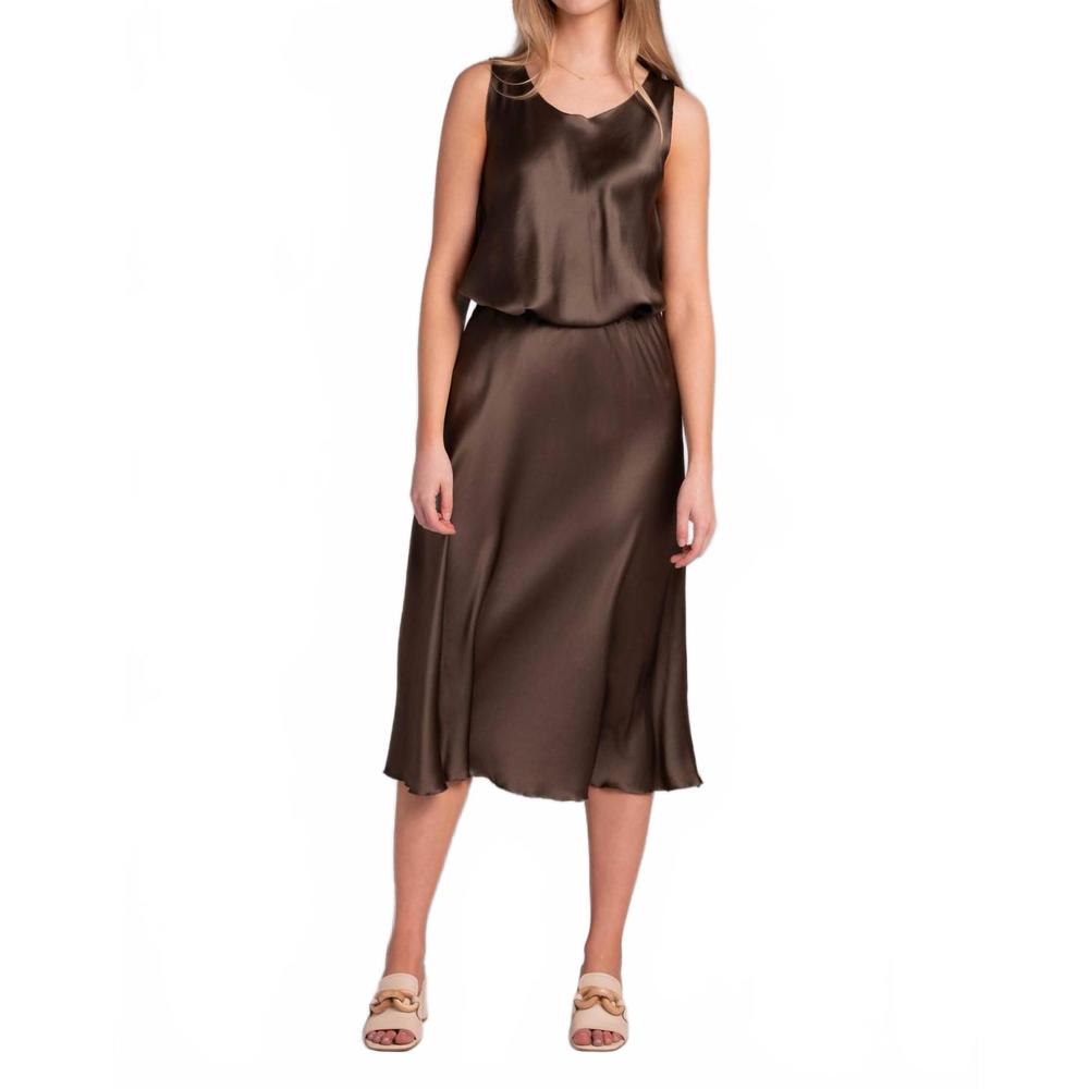NEW SUSANNE BOMMER silk tank top in pale olive